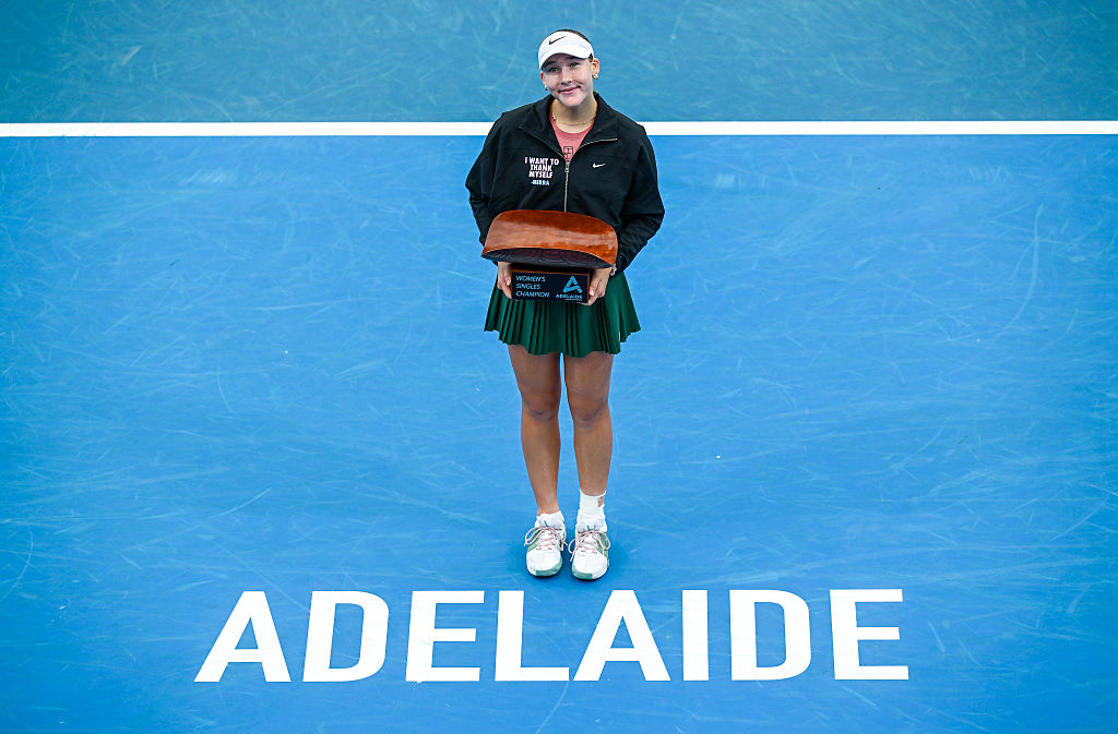 Andreeva wins 12 of last 13 games to capture Adelaide title