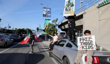 Protesters close schools and stores during a nationwide strike against Trump’s immigration policies – NBC Los Angeles