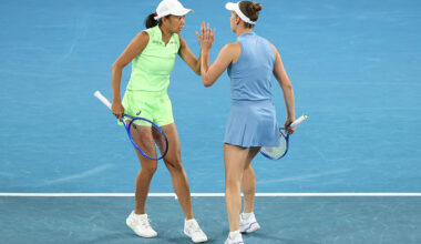 Mertens and Zhang set to battle Danilina and Krunic for Australian Open title