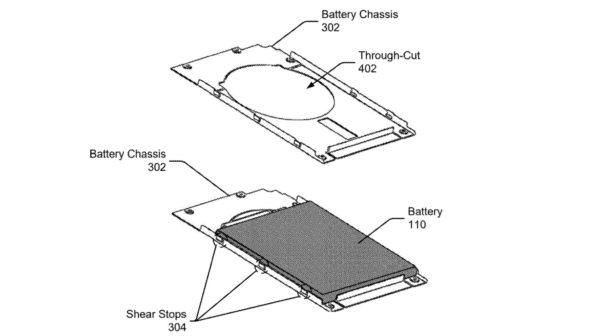 Google battery chassis design patent Google battery chassis design patent
