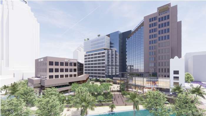 IBC Bank plans JW Marriott hotel conversion for downtown office building