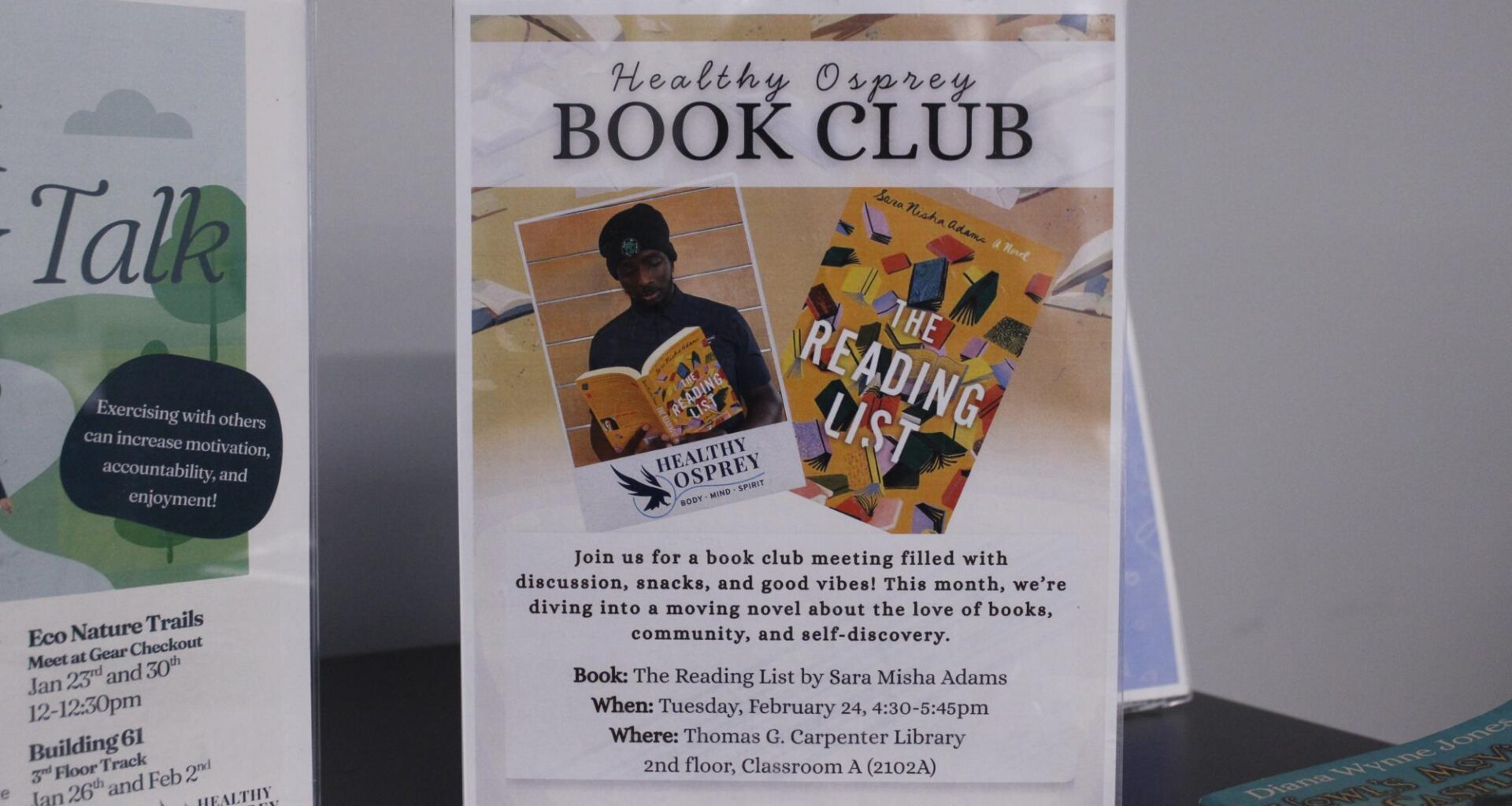 Healthy Osprey Book Club explores books through a wellness lens