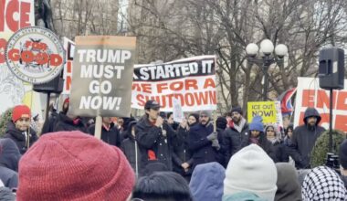 New Yorkers protested over the weekend against the fatal shooting. (Spectrum News NY1)