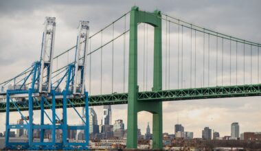 Dead whale discovered on bow of ship docked at N.J. port