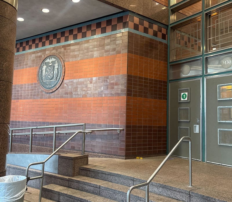 A gun was also found on a student at Long Island City High School in Queens on Monday, sources said