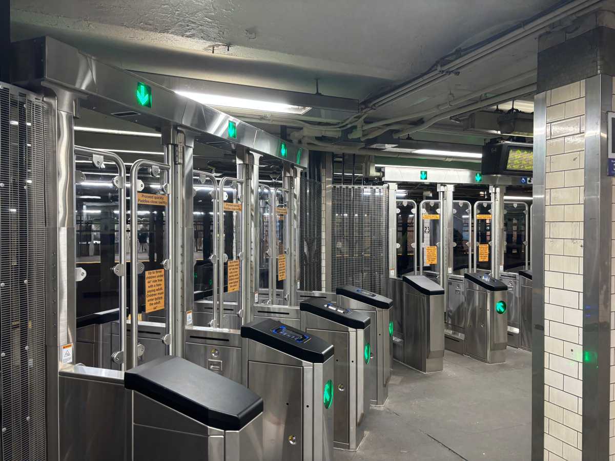 New fare gates to stop fare evasion at 23rd Street-Baruch College