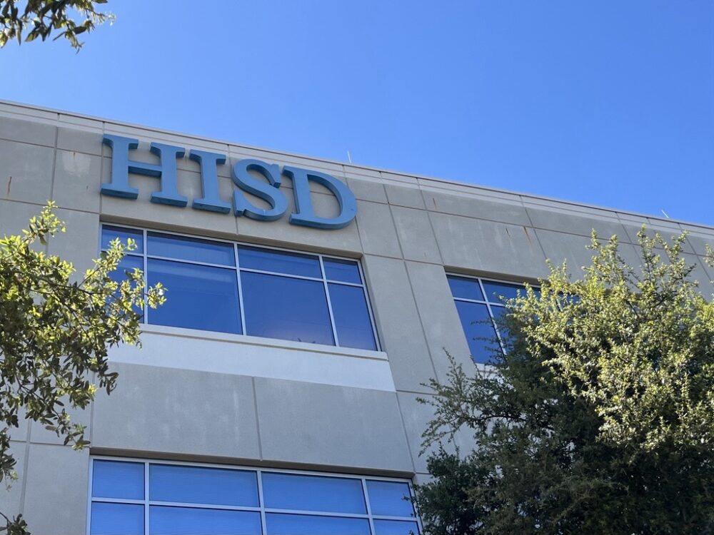 HISD sign