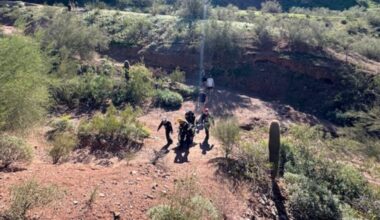 Injured female hiker airlifted off Camelback Mountain