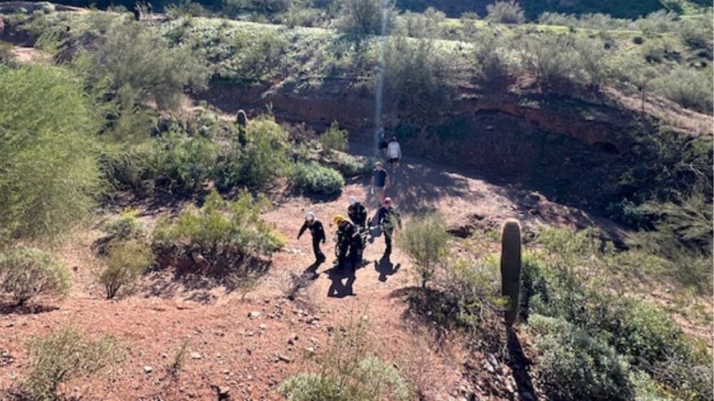 Injured female hiker airlifted off Camelback Mountain
