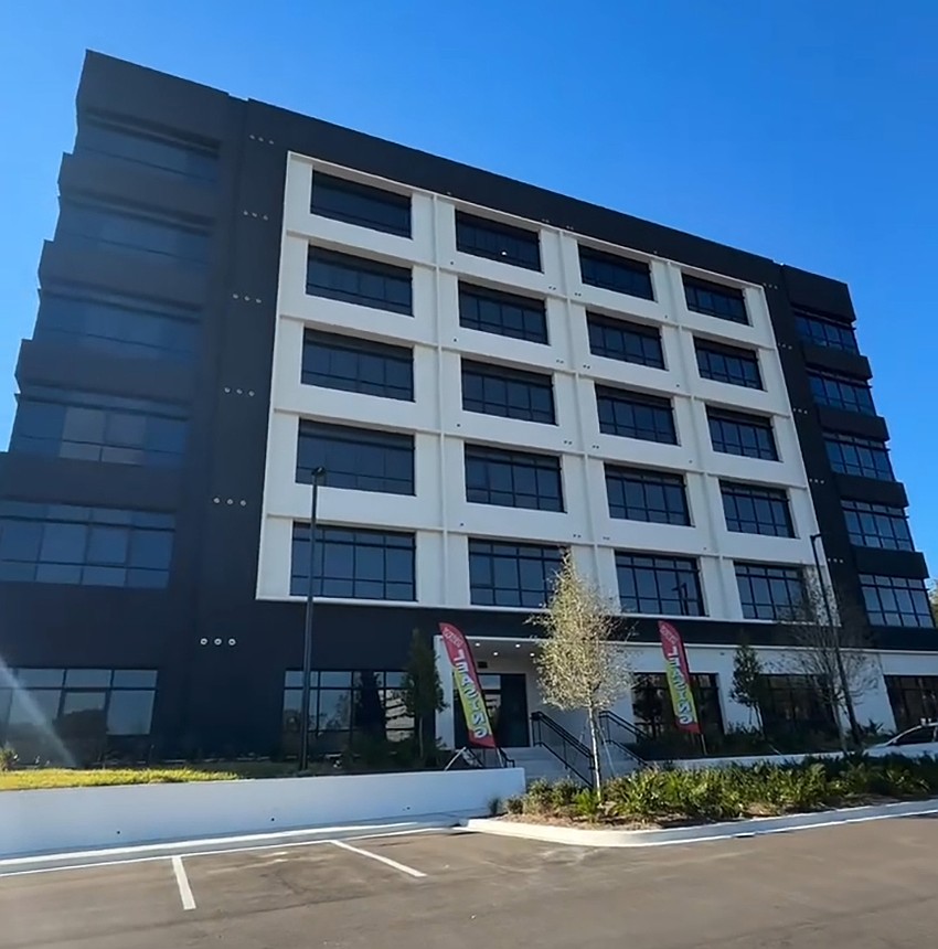 The six-story, 95,256-square-foot former FBI building in Arlington was renovated into 95 one- and two-bedroom apartments, including two studio units.