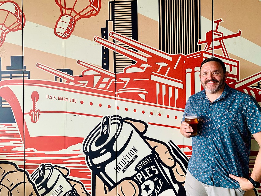 Intuition Ale Works owner Ben Davis posted this photo on social media with a message he plans to sell the Downtown brewery at 929 E. Bay St. in the Downtown Sports Complex.