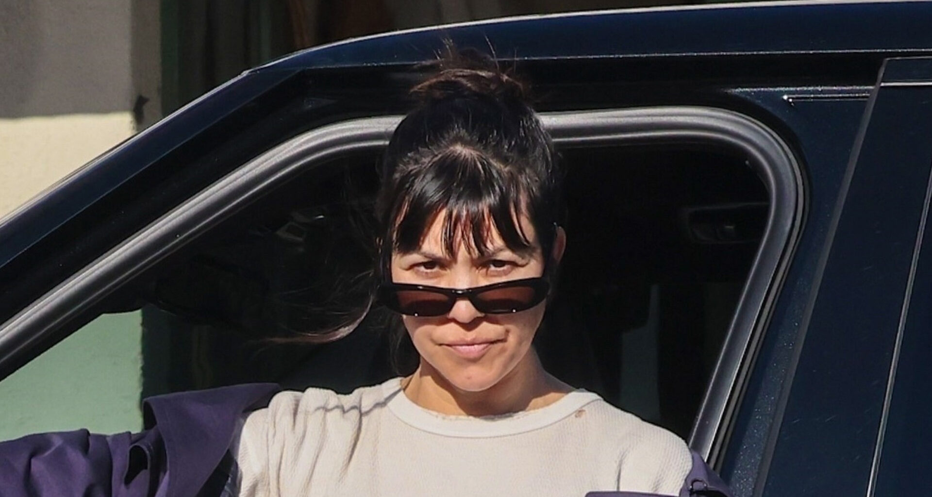 Makeup-free Kourtney Kardashian goes all-natural on takeout run in LA after stopping all Botox