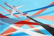 American Airlines photo illustration.