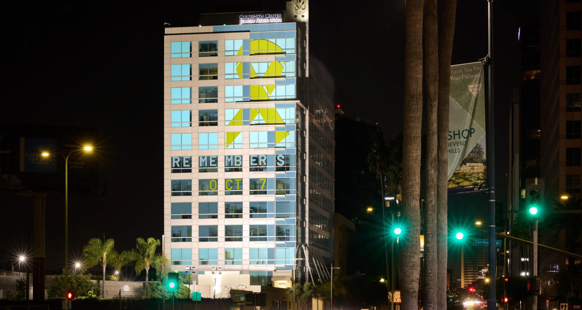 Jewish Federation Building Removes Yellow Ribbon Honoring Hamas Victims
