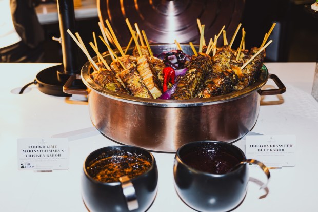The Tortilla Kabobs will be served at Crypto.com Arena luxury suites in Los Angeles during the 68th Grammy Awards. (Photo by Ariel Goldberg, Crypto.com Arena)