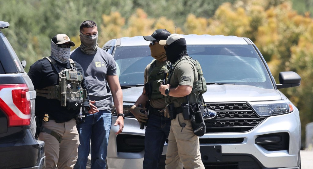 DOJ asks LA judge to pause new law banning masks on federal officers – San Bernardino Sun