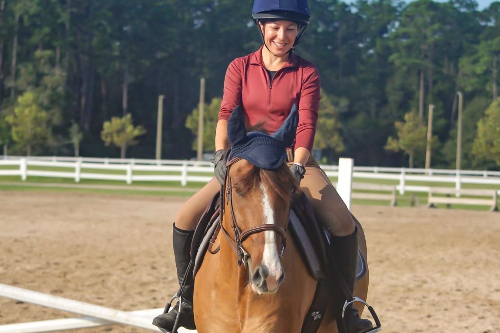 Alexandria enjoys horseback riding in Northwest Jacksonville.