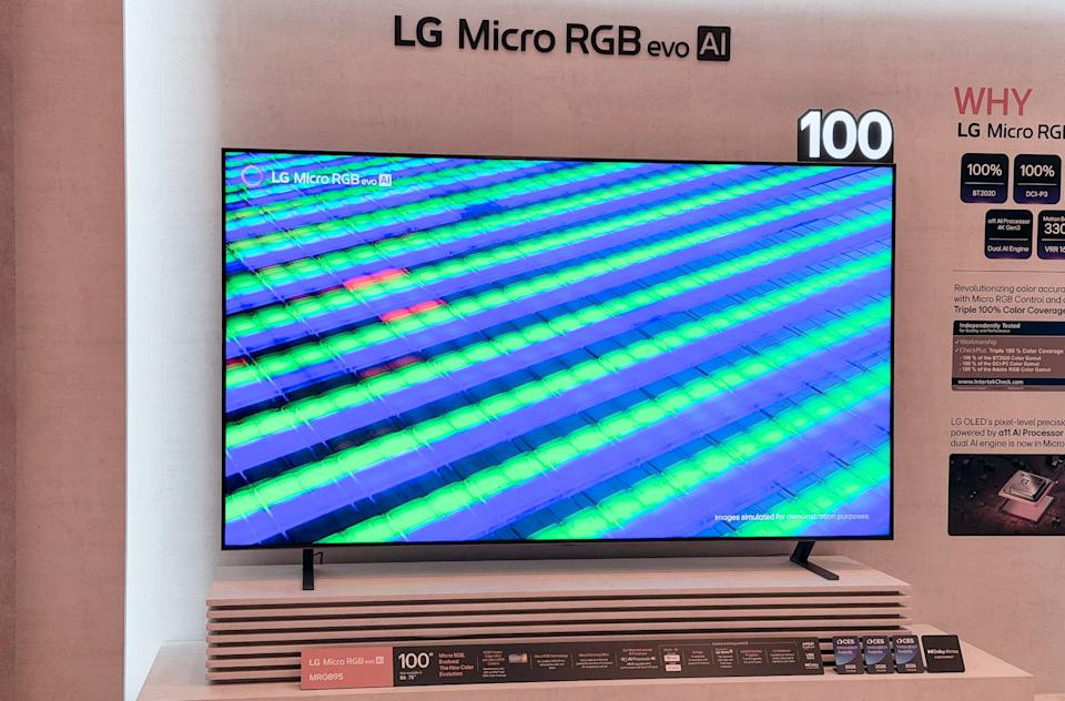 LG's Micro RGB TV