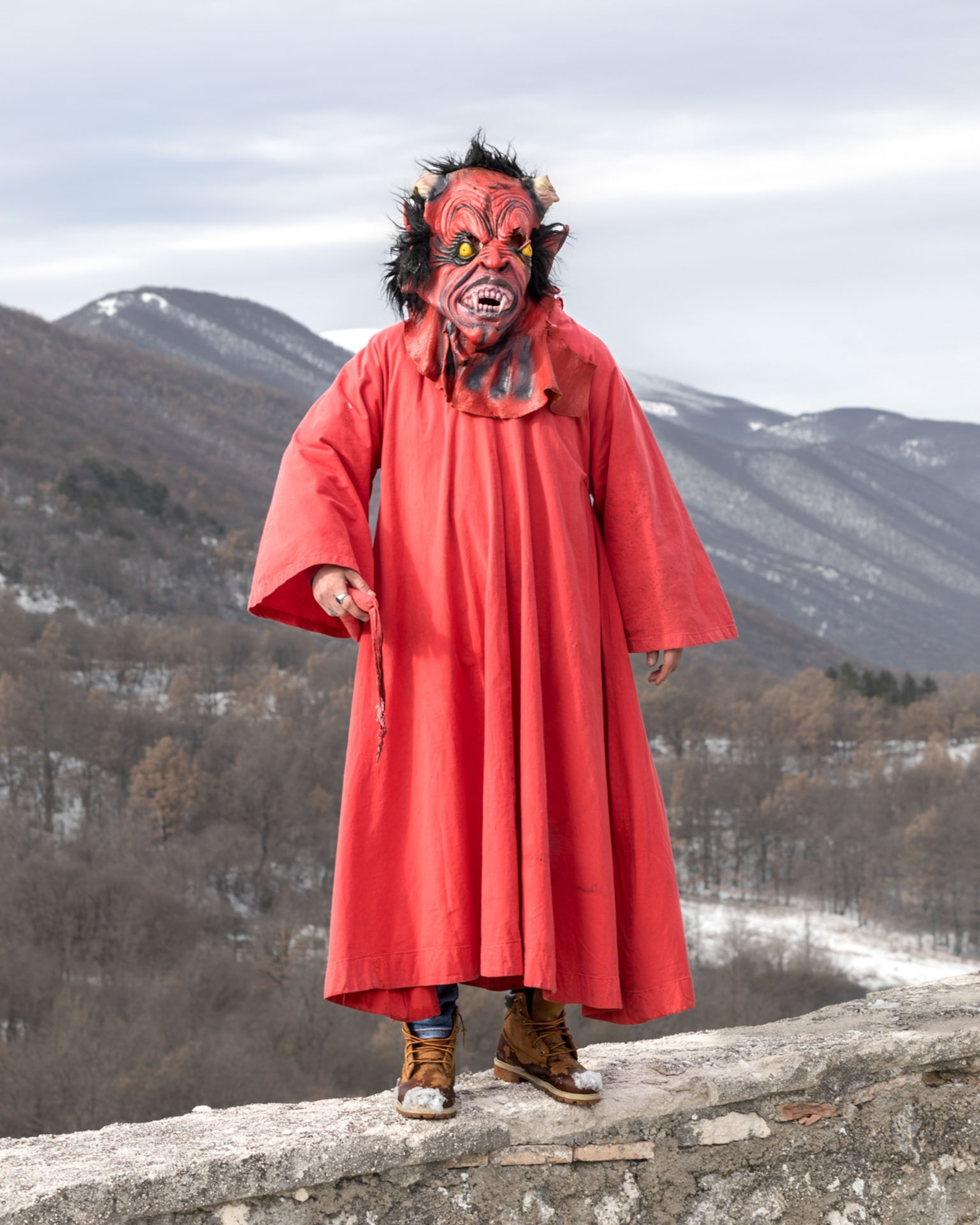 A person wearing The Devil’s Mask