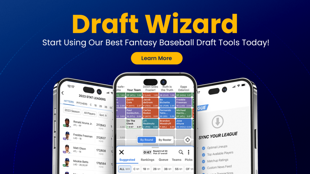 fantasy baseball draft tools