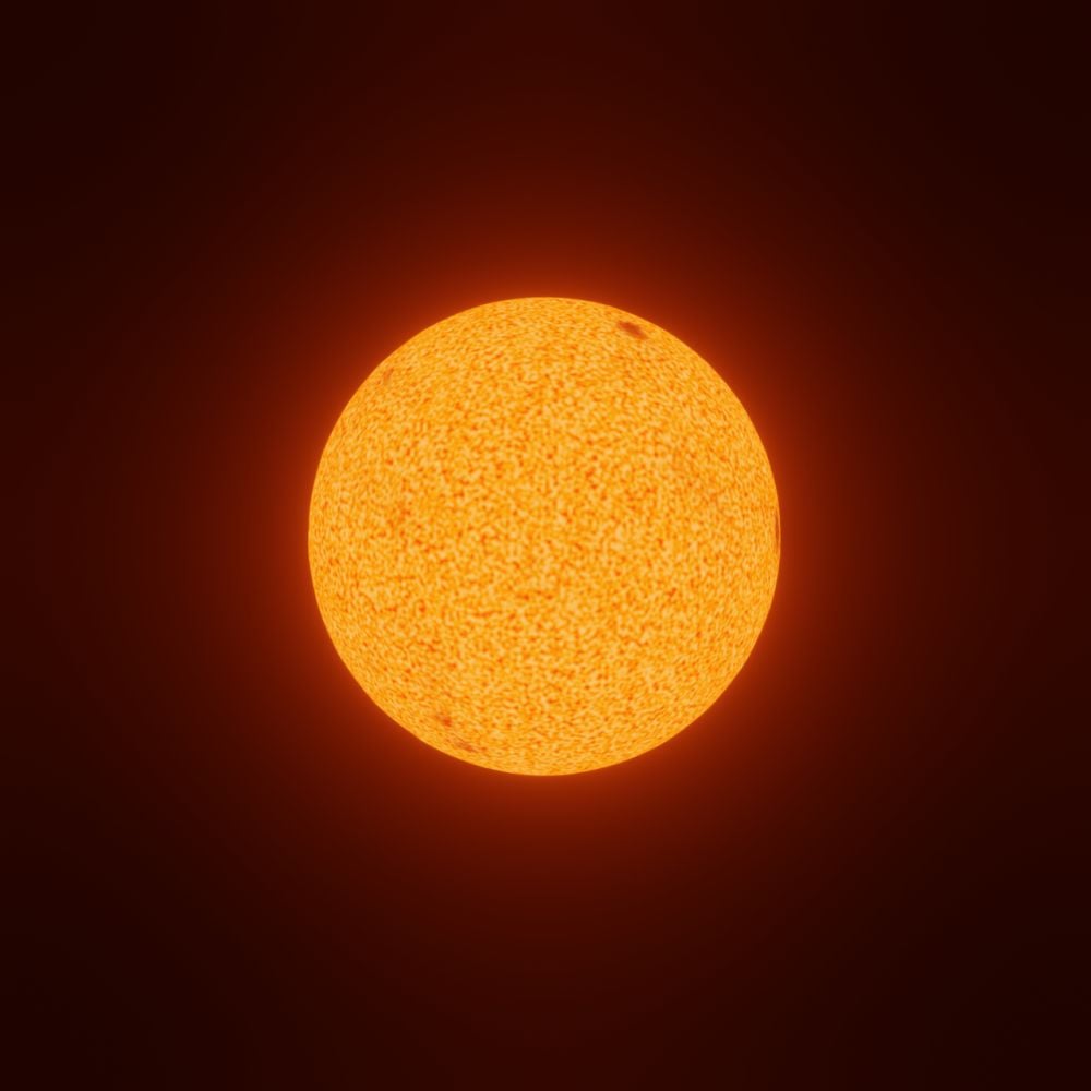 K-type stars, or orange dwarfs, are the Sun's slightly lower-mass cousins. Their long, stable lives mean they provide the conditions necessary for life to develop on exoplanets that orbit them. A new survey found thousands of them in our stellar neighbourhood and captured detailed spectra from them. These spectra tell astronomers a lot about their characteristics and the specific environments they create for their planets. Image Credit: Merikanto, CC 4.0