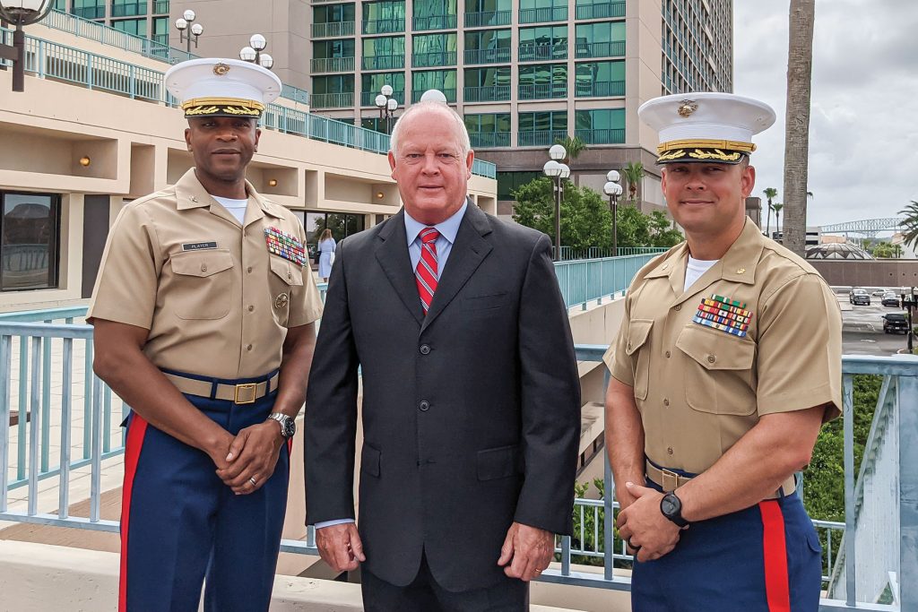 Michael and Visit Jacksonville helped secure a 6-month buyout of the Hyatt Regency Downtown Riverfront by the US Marines in 2021 during the COVID Pandemic, a desperate time for hotels. This remains the largest contract in Hyatt Hotels’ history