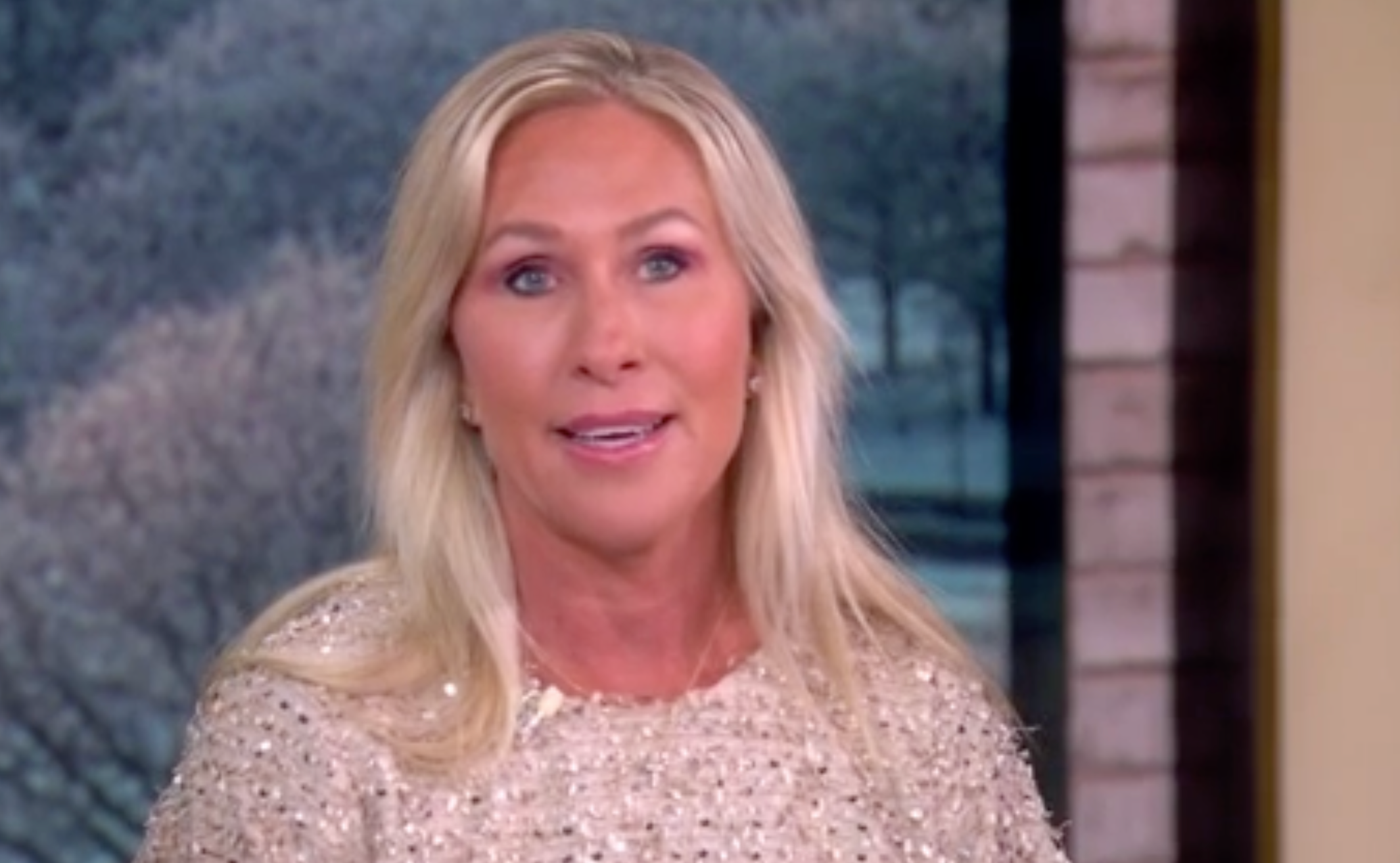 Marjorie Taylor Greene returned Wednesday to 'The View'