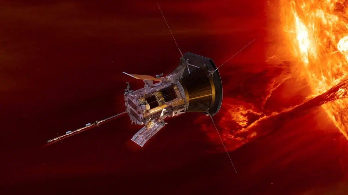 Nasa’s Parker Solar Probe Approaching The Sun’s Corona, Where The Solar Wind Originates.