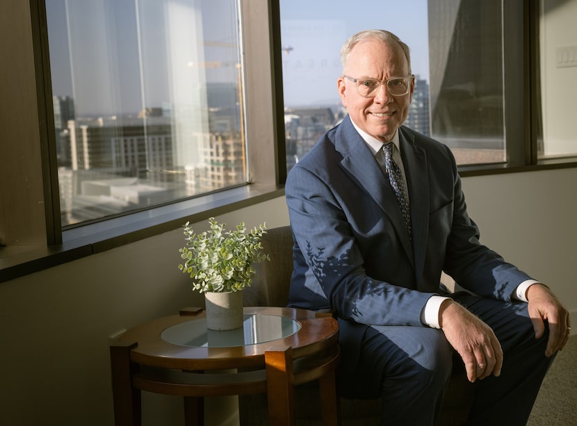 Brad Cheves, new president of the Dallas Regional Chamber, poses for a photo on Wednesday,...