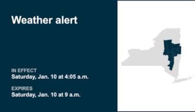 NY weather: Weather alert for part of New York until Saturday morning