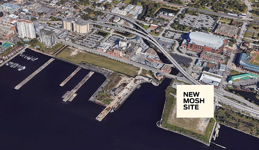 The new MOSH site at the Shipyards on the Downtown Northbank.