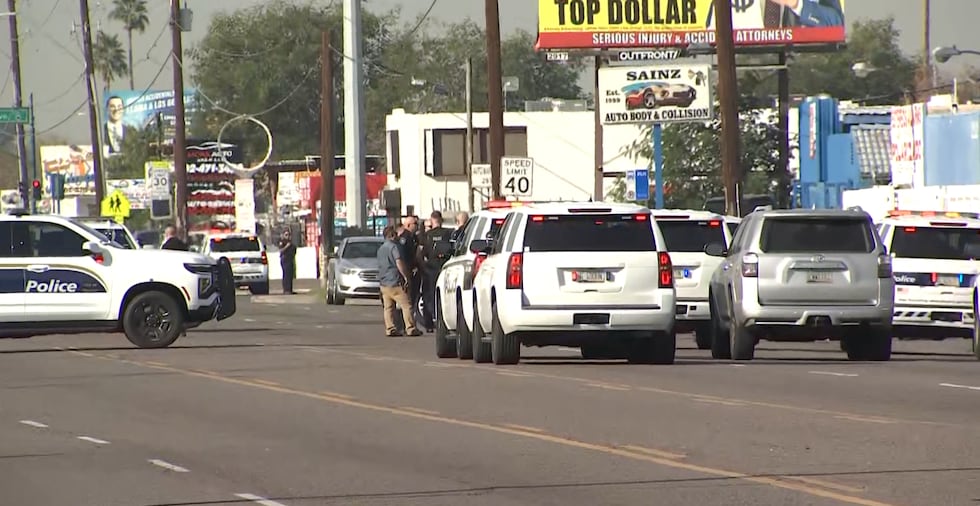 The shooting was reported around 10 a.m. near 29th Avenue and McDowell Road.