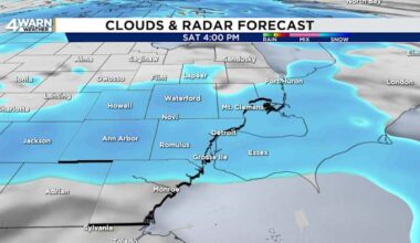 Chances for snow return through part of the weekend for Metro Detroit