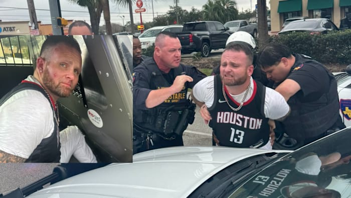 Man in custody after car chase with deputies ends in multi-vehicle crash in northwest Harris County