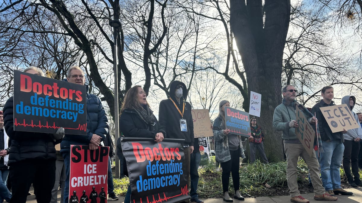 Protests continue in Portland after Border Patrol shooting - Oregon Public Broadcasting - OPB