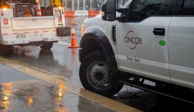 Fire broke out at an Oncor substation after midnight in Dallas, officials say