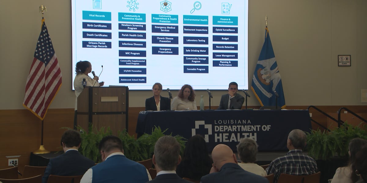 Louisiana Department of Health leaders discuss major changes to Medicaid, SNAP programs coming soon
