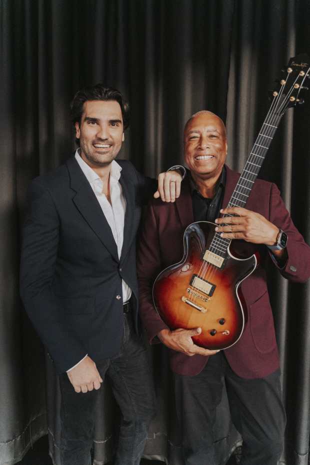 Bernie Williams and Jonathan Tetelman (Courtesy of AllStar Encore)