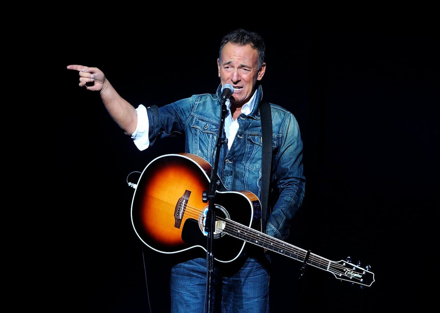 Springsteen, shown here in 2018, said he wrote "Streets of Minneapolis" on Saturday "in response to the state terror being visited on the city of Minneapolis."