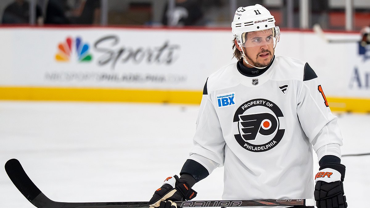 Flyers’ Travis Konecny exits practice after taking puck to his knee – NBC Sports Philadelphia