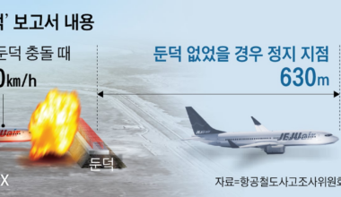 Study: No Fatalities Without Muan Embankment - 조선일보