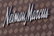 A Neiman Marcus sign is shown in San Francisco, Sunday, March 17, 2024. (AP Photo/Jeff Chiu)
