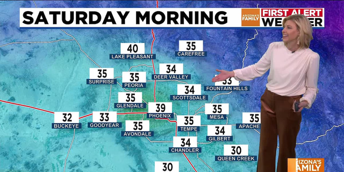 Chilly morning ahead for Phoenix, Freeze Warnings in other parts of Arizona