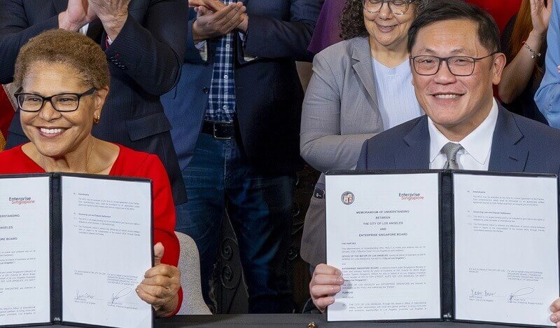 Los Angeles Renews Economic Partnership With Singapore Agency
