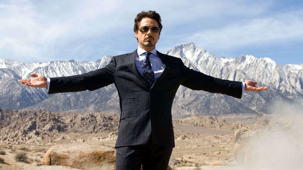 Robert Downey Jr as Tony Stark in Iron Man 1