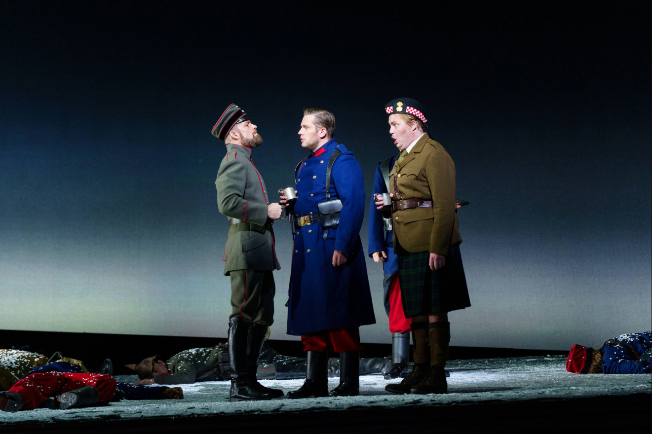 Shouting Huzzahs for HGO's Silent Night