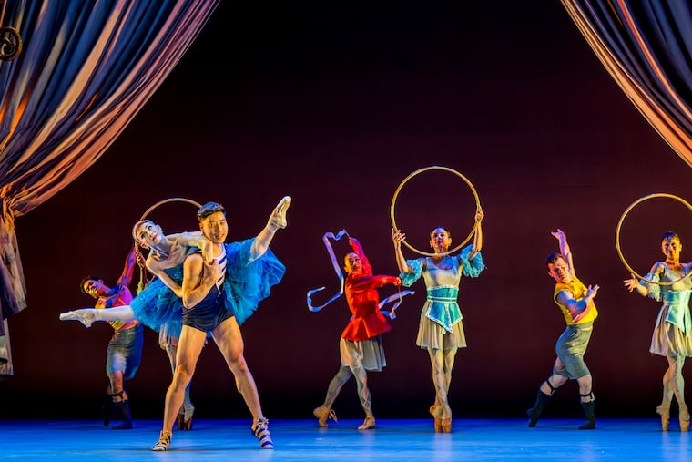 BalletX rehearses "Petrushka," choreographed by Amy Hall Garner at the Suzanne Roberts Theatre.