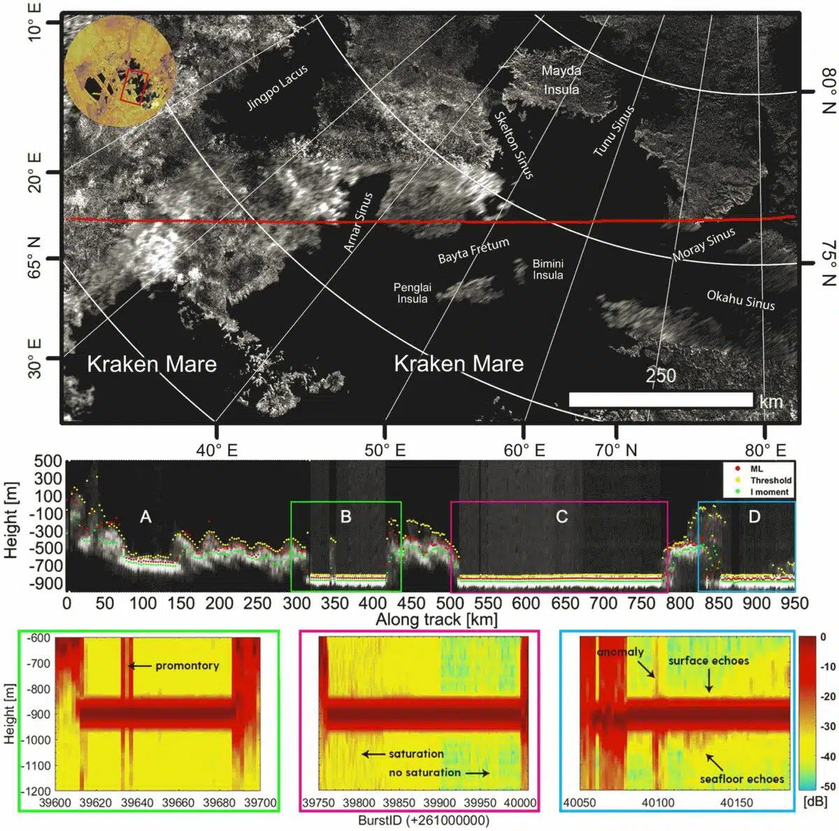 Sar Mosaic Of The Northern Region Of Kraken Mare