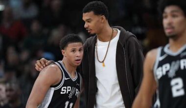 San Antonio Spurs rookie Carter Bryant will reportedly participate in 2026 NBA Slam Dunk Contest