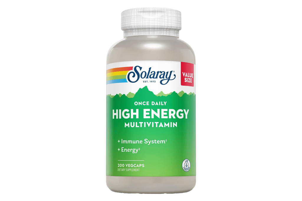 SOLARAY Once Daily High Energy Multivitamin + Immune System & Energy